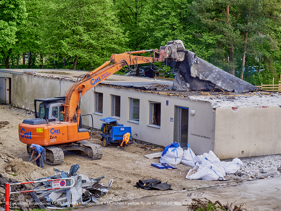 10.05.2022 - Baustelle am Haus für Kinder in Neuperlach